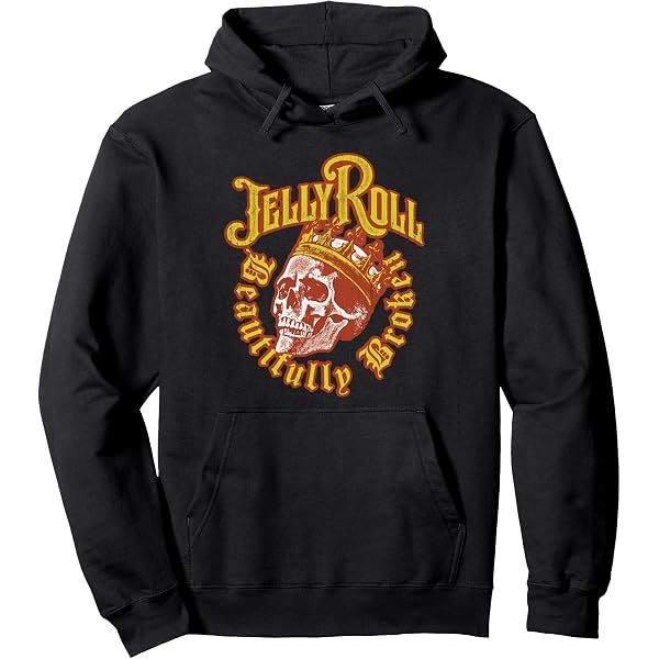 Amazon.com: Jelly Roll - Skull Seal Pullover Hoodie : Clothing